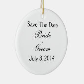 Save the date keramisch ornament (Rechts)