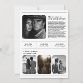 Save The Date Kranten Westerse Trouwdag (Achterkant)