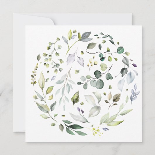 Save the Date Kruiden Design Kaart (Achterkant)