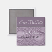 "Save the Date" krult over Paarse Magneet (Voorkant / Achterkant)