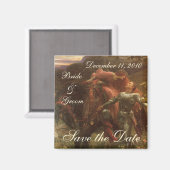 Save the date! La Belle Dame sans Merci, Dicksee Magneet (Voorkant / Achterkant)