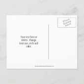 Save The Date Lady Slipper Flower Personalized Aankondigingskaart (Achterkant)