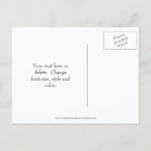 Save The Date Ladybug On Flower Aankondigingskaart (Achterkant)