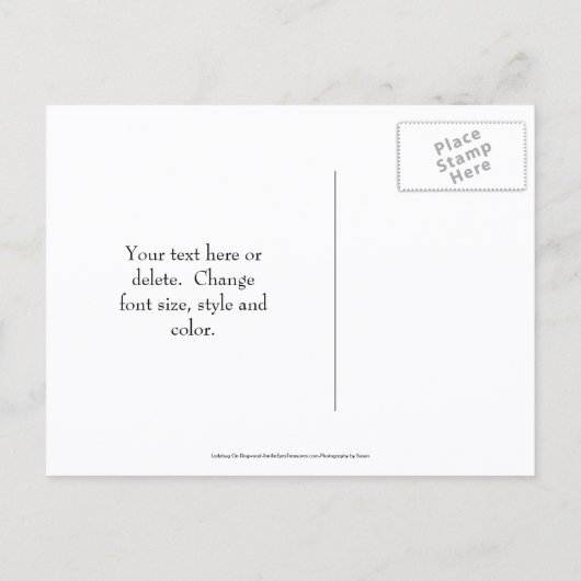 Save The Date Ladybug On Flower  Aankondigingskaart (Achterkant)