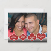 Save the Date (Las Vegas) Foto Aankondiging (Voorkant)