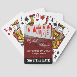 Save The Date Liefde Speelkaarten 1