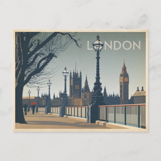Save the date | Londen Aankondigingskaart (Voorkant)