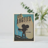 Save the date | Los Angeles, CA Aankondigingskaart (Staand voorkant)