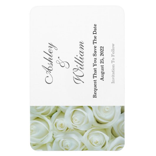 Save the date magneet (Verticaal)