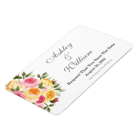 Save the date magneet (Linkerzijde)