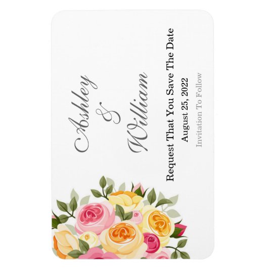 Save the date magneet (Verticaal)