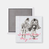 Save the date! magneet (Voorkant / Achterkant)