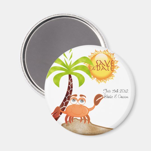 Save the date magneet (Voorkant / Achterkant)