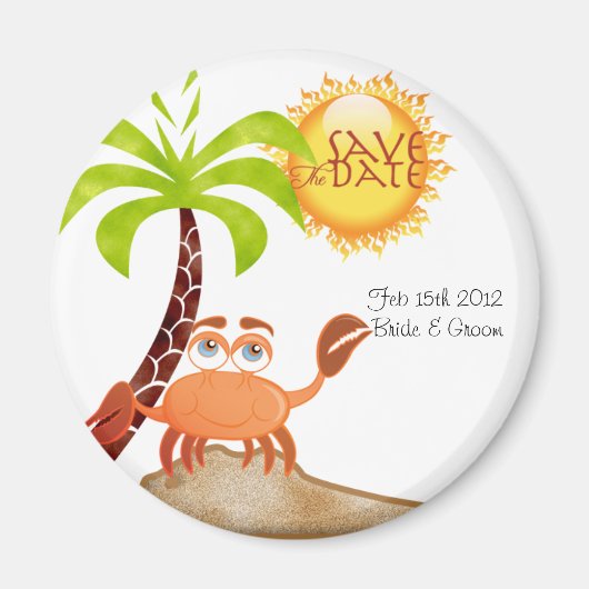 Save the date magneet (Voorkant)