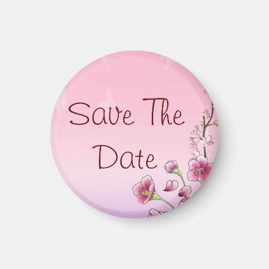 Save the date magneet (Voorkant)