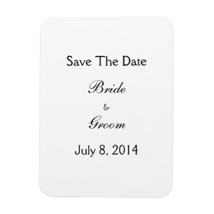 Save the date magneet