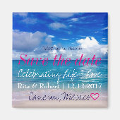 Save the date | Magneet | Voor verliefde koppels (Voorkant)