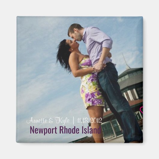 Save the date | Magneet | Voor verliefde koppels (Voorkant)