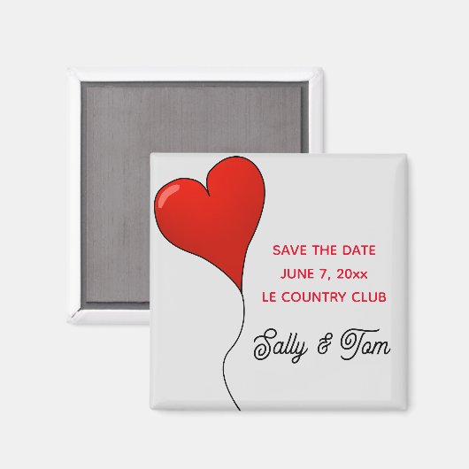 Save The Date magnet (Voorkant / Achterkant)