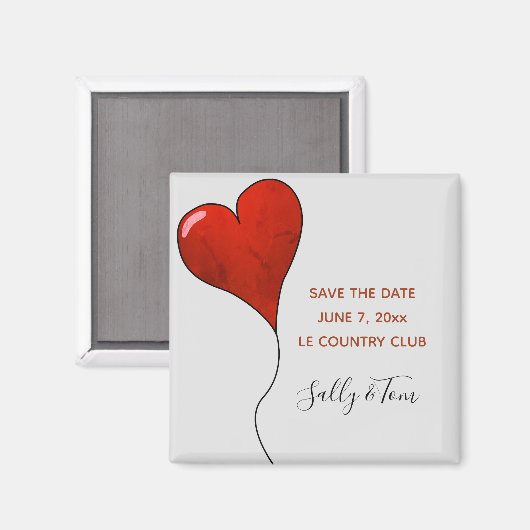 Save The Date magnet (Voorkant / Achterkant)