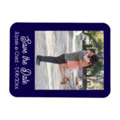 Save the date magnet personalized photo magneet (Horizontaal)