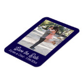 Save the date magnet personalized photo magneet (Linkerzijde)
