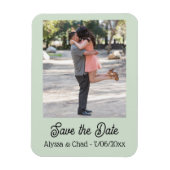 Save the date magnet personalized photo magneet (Verticaal)