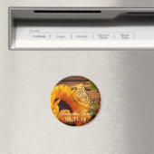 Save the Date Magnet Rustieke Country Herfst Zonne (Insitu (Vaatwasser))