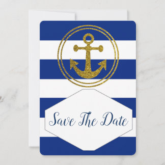 Save the Date maritime Hochzeitseinladung
