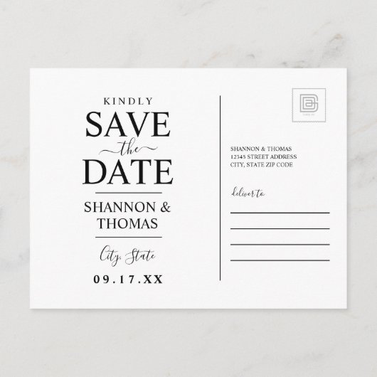 Save the date | Maryland Uitnodiging Briefkaart (Achterkant)