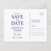 Save the date | Michigan Uitnodiging Briefkaart (Achterkant)