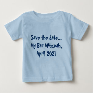 Save the date... Mijn Bar Mitzvah, april 2021
