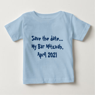 Save the date... Mijn Bar Mitzvah, april 2021
