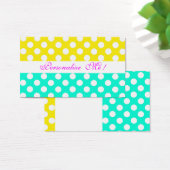 Save the Date Mint Pastels Modern Girly Bride Fun Visitekaartjes (Bureau)
