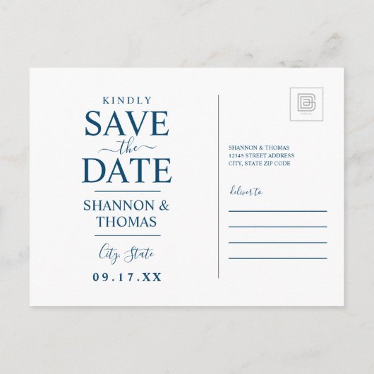 Save the date | Missouri Uitnodiging Briefkaart (Achterkant)