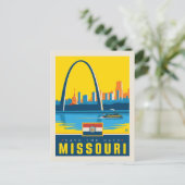 Save the date | Missouri Uitnodiging Briefkaart (Staand voorkant)