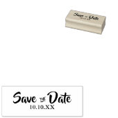 Save the Date Modern Stijlvol Rubberstempel (Gestempeld)