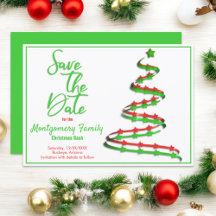 Save the date | Moderne kerstboom