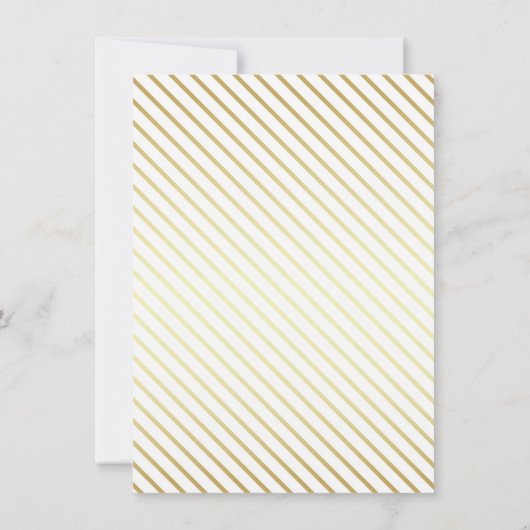 Save the date | Moderne typografie & goudfoto (Achterkant)