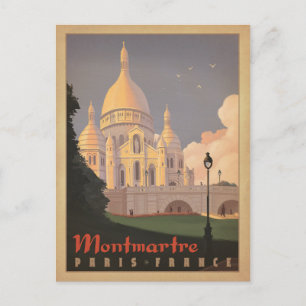 Save the date   Montmartre - Parijs, Frankrijk Aankondigingskaart