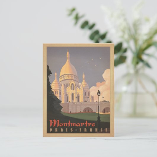 Save the date | Montmartre - Parijs, Frankrijk Aankondigingskaart (Staand voorkant)