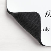 Save the date muismat (Hoek)