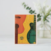 Save the date | Nashville, TN - Mandolin Gitaar Aankondigingskaart (Staand voorkant)