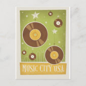 Save the date | Nashville, TN - Records Aankondigingskaart (Voorkant)