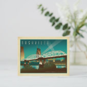 Save the date | Nashville, TN - Shelby St. Bridge, Aankondigingskaart (Staand voorkant)