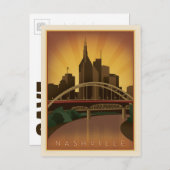 Save the date | Nashville, Verenigde Staten - Lega Aankondigingskaart (Voorkant / Achterkant)