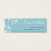 SAVE THE DATE :: natuurlijk silhouetlandschap Mini Visitekaartjes (Achterkant)