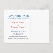 Save the Date - - Nederland Aankondigingskaart (Achterkant)