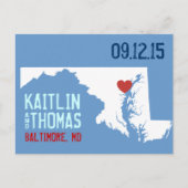 Save the Date - - Nederland Aankondigingskaart (Voorkant)