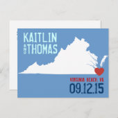 Save the Date -  - Nederland Aankondigingskaart (Voorkant / Achterkant)